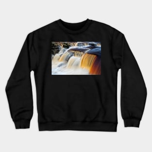 River Swale Waterfalls, Richmond, North Yorkshire Crewneck Sweatshirt